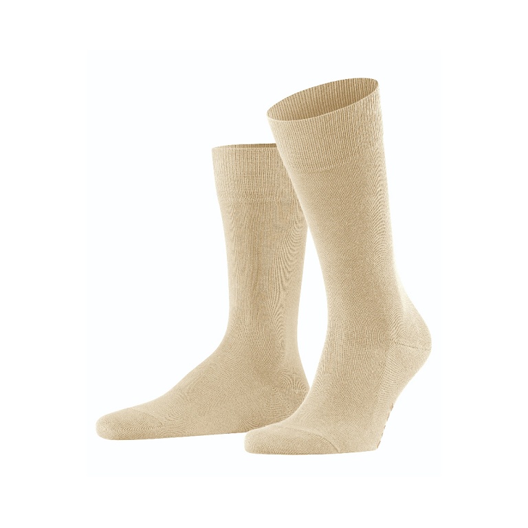 Falke Skarpetki Dziennie Family New (zrównoważony komfort bawełniany) piaskowy męski - 1 para